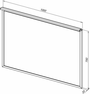 Зеркало Allen Brau Priority 1.31017.60 с подсветкой Медь браш